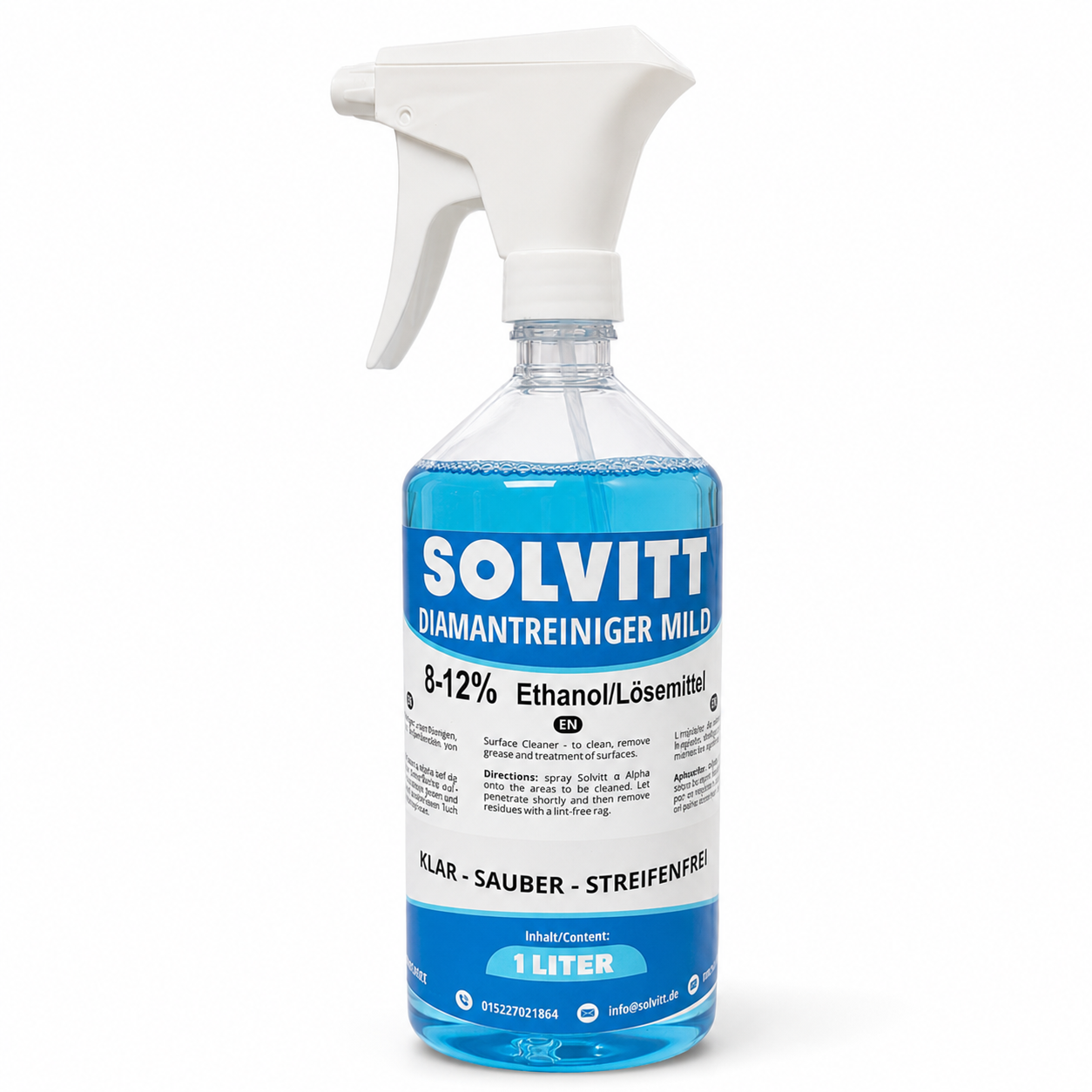 Solvitt Diamantreiniger MILD inkl. Premium Sprühkopf