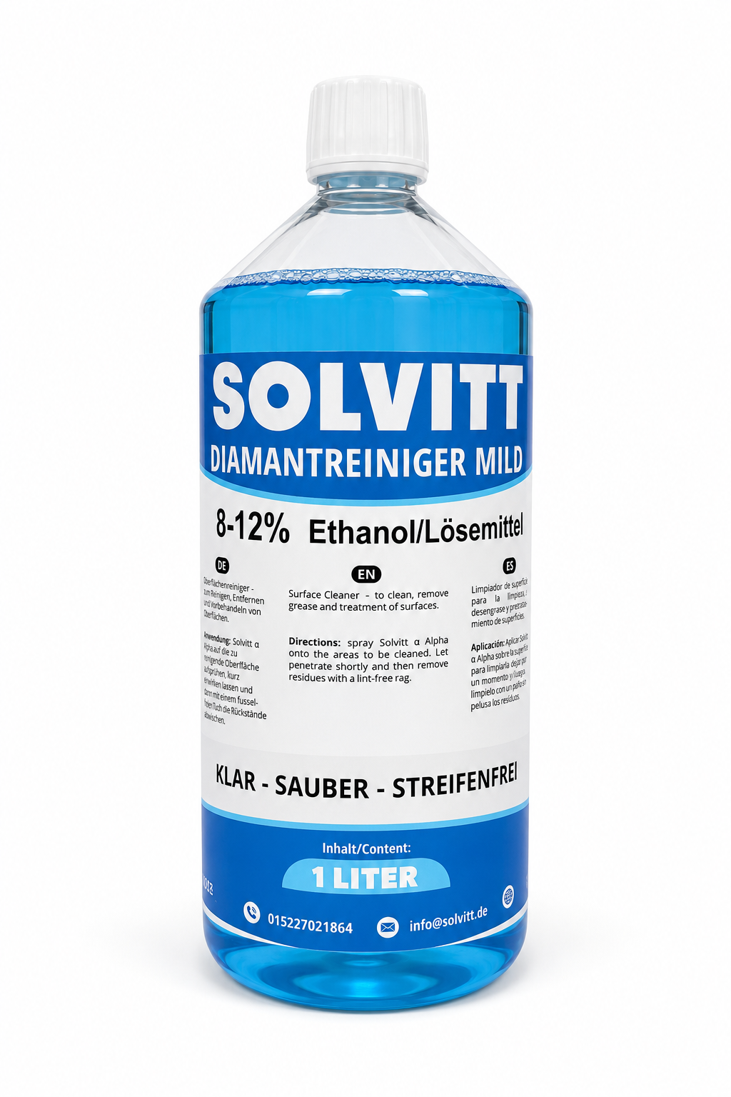 Solvitt Diamantreiniger MILD 1 Liter Nachfüllflasche