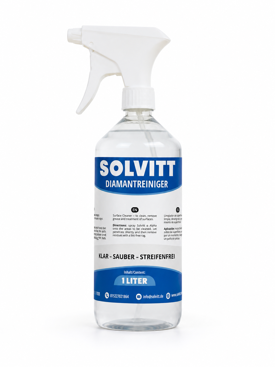 Solvitt Diamantreiniger 1 Liter INKL. Premium Sprühkopf