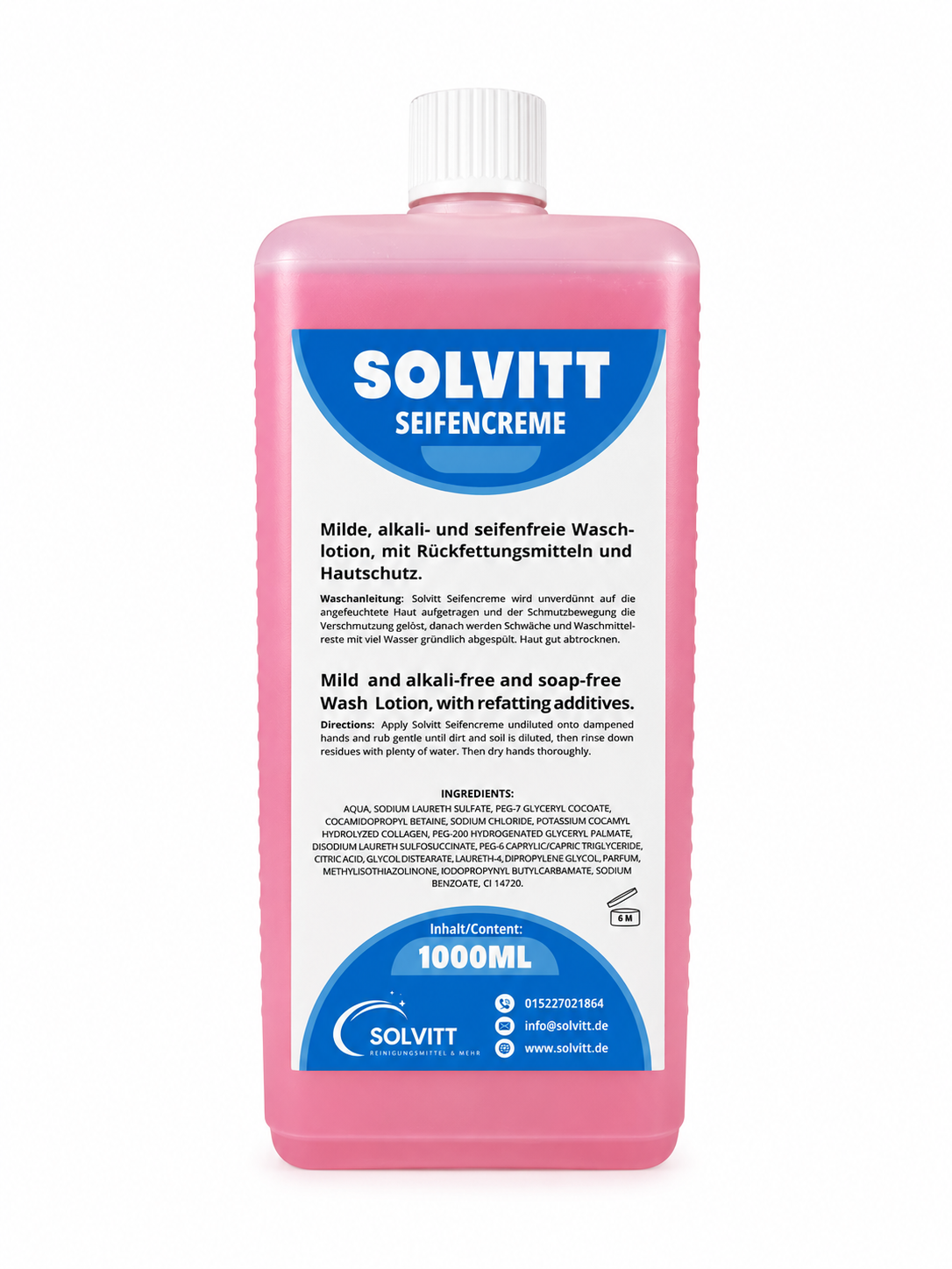 Solvitt Seifencreme Rosa 1kg